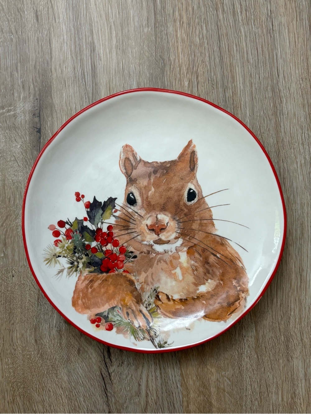 GRACE Fine Ceramic Christmas Holiday Collection —Salad Plate 8.5”
